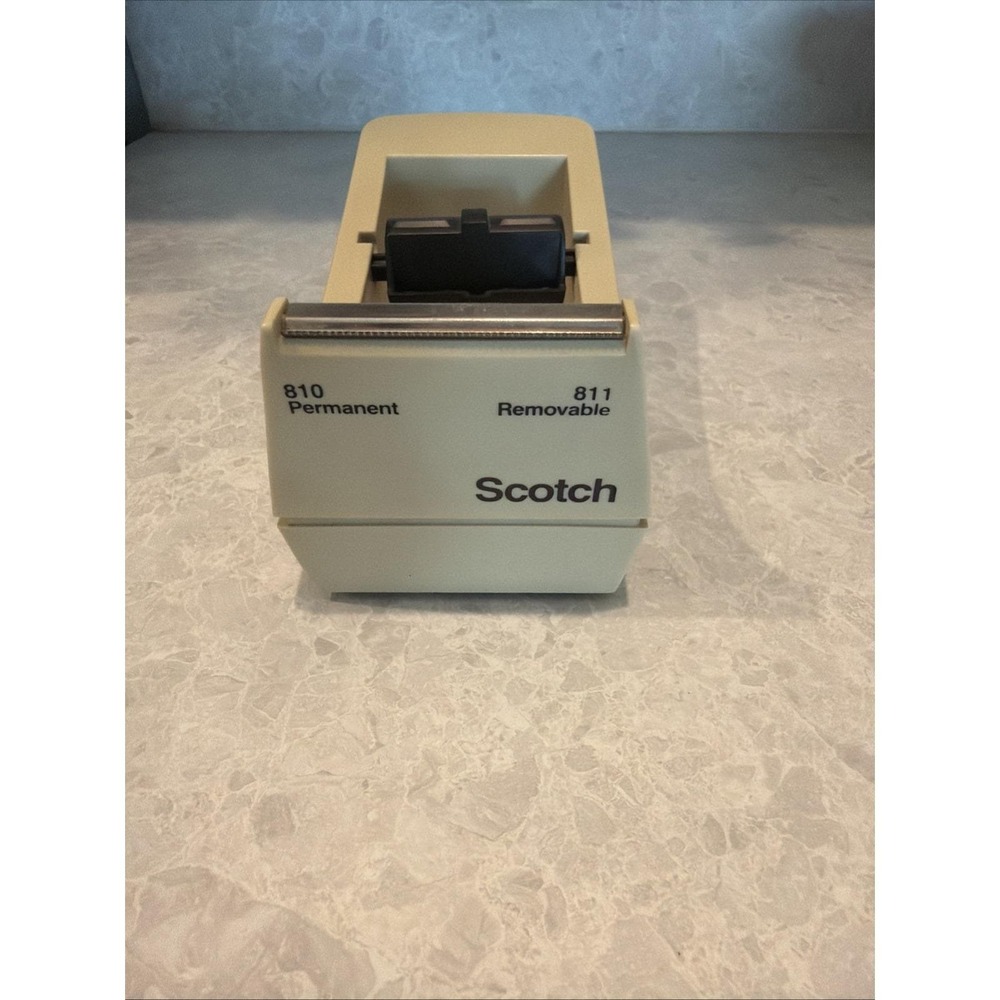 Scotch Classic Desktop Tape Dispenser C-39 Beige Almond Accessory